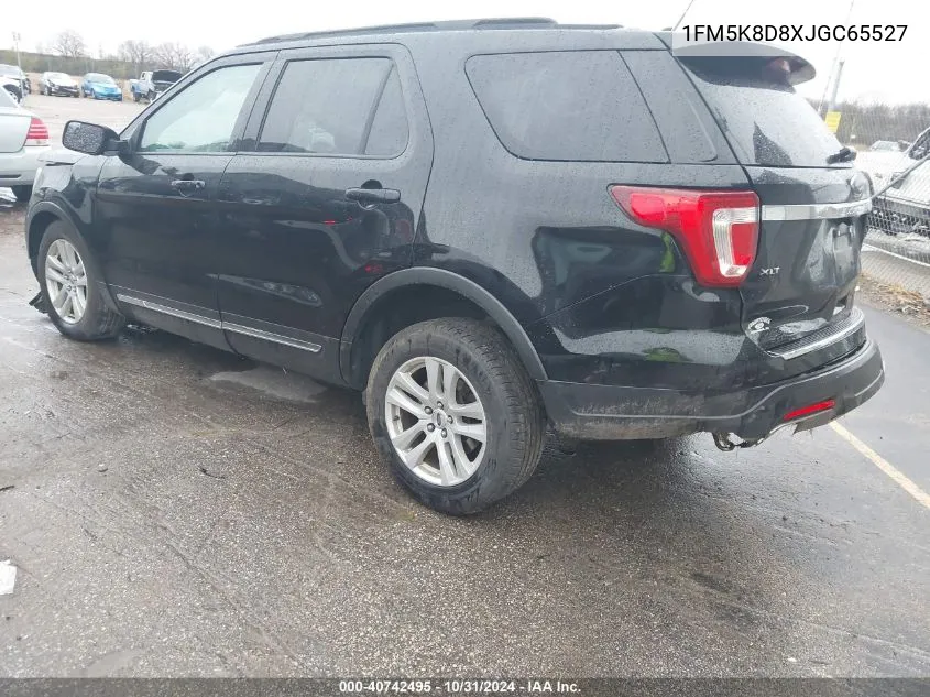 2018 Ford Explorer Xlt VIN: 1FM5K8D8XJGC65527 Lot: 40742495