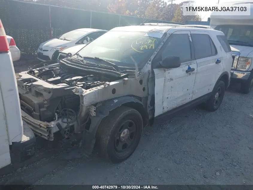 2018 Ford Police Interceptor Utility VIN: 1FM5K8AR6JGA37103 Lot: 40742979