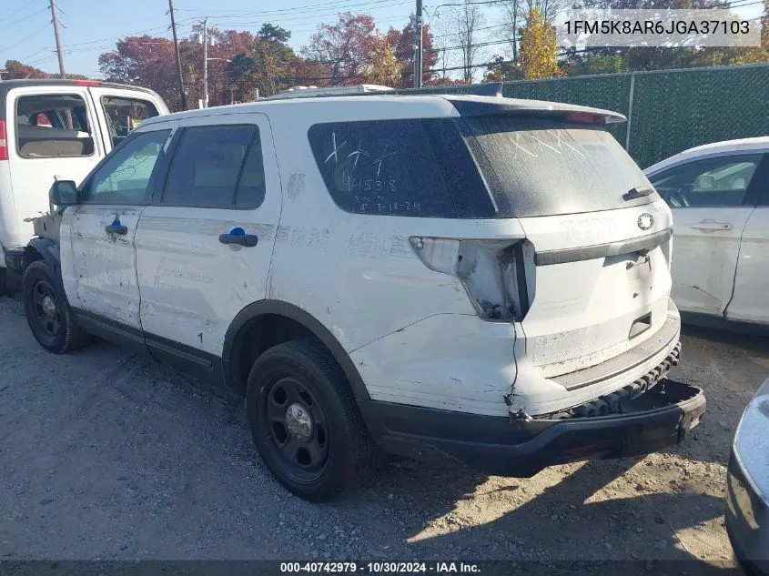 2018 Ford Police Interceptor Utility VIN: 1FM5K8AR6JGA37103 Lot: 40742979