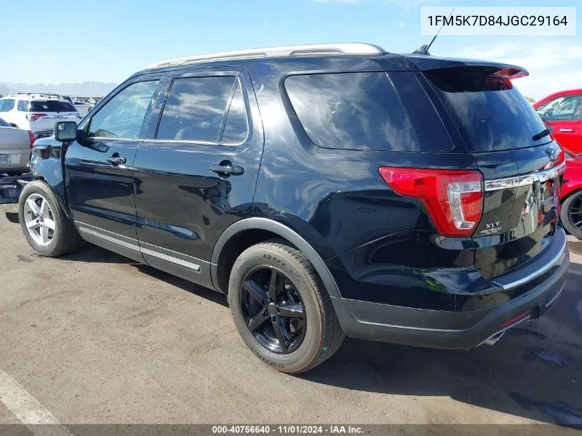 1FM5K7D84JGC29164 2018 Ford Explorer Xlt