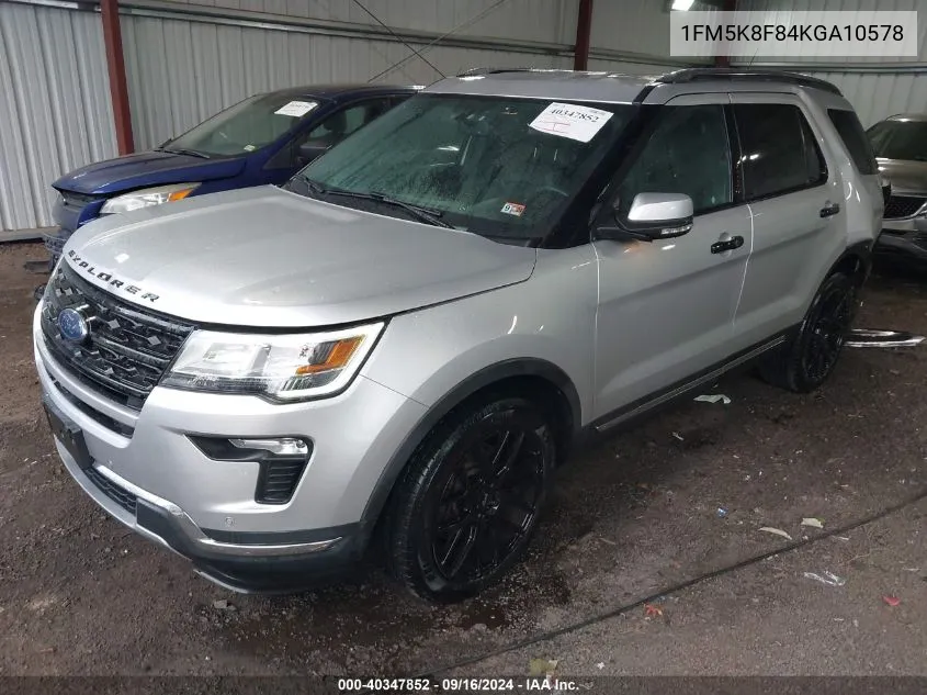 1FM5K8F84KGA10578 2019 Ford Explorer Limited