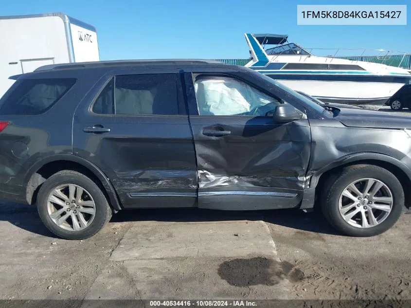 2019 Ford Explorer Xlt VIN: 1FM5K8D84KGA15427 Lot: 40534416