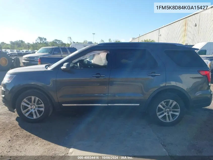 2019 Ford Explorer Xlt VIN: 1FM5K8D84KGA15427 Lot: 40534416