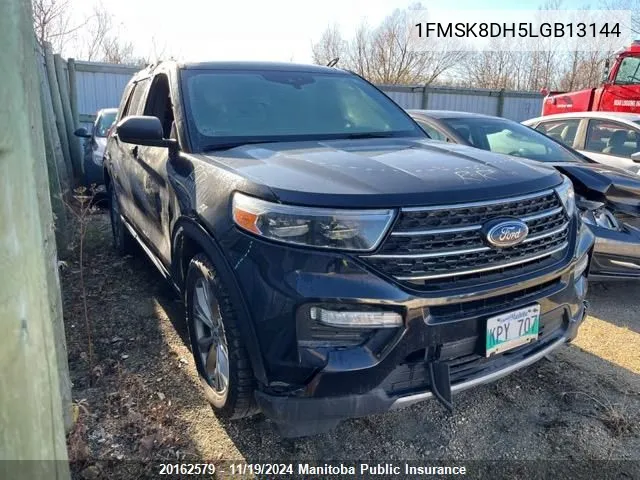 2020 Ford Explorer Xlt VIN: 1FMSK8DH5LGB13144 Lot: 20162579