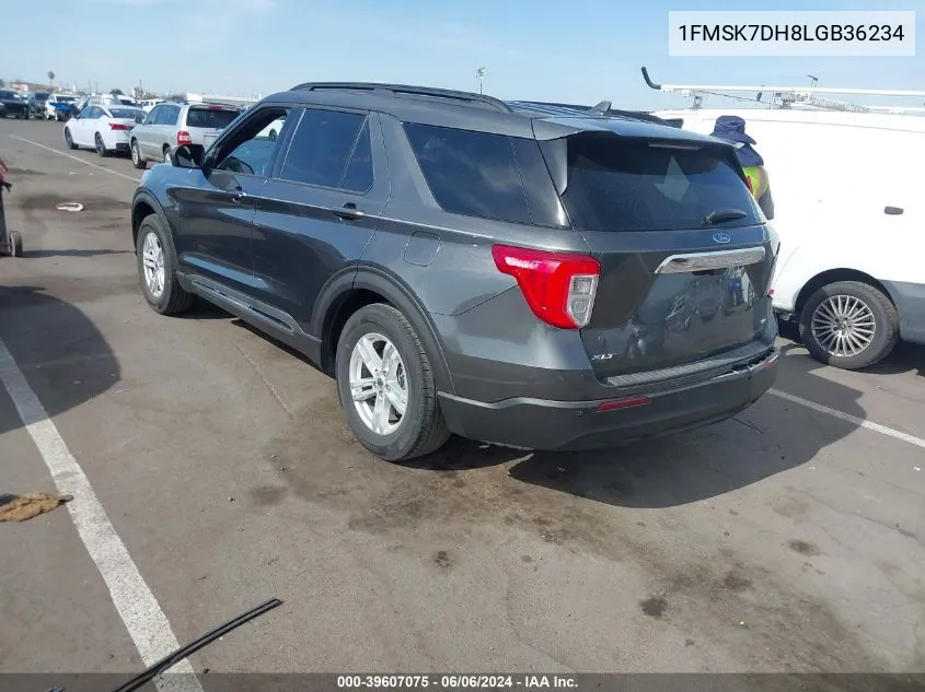 1FMSK7DH8LGB36234 2020 Ford Explorer Xlt