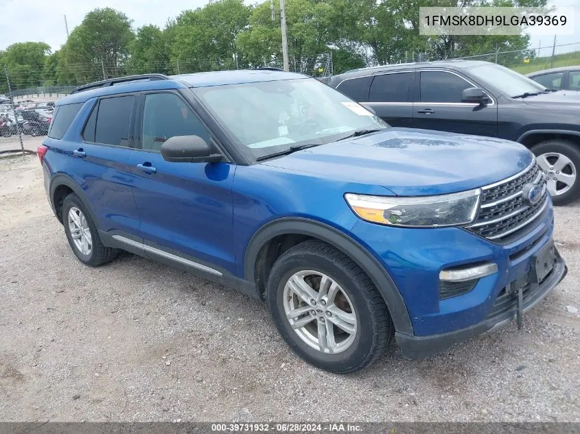 2020 Ford Explorer Xlt VIN: 1FMSK8DH9LGA39369 Lot: 39731932