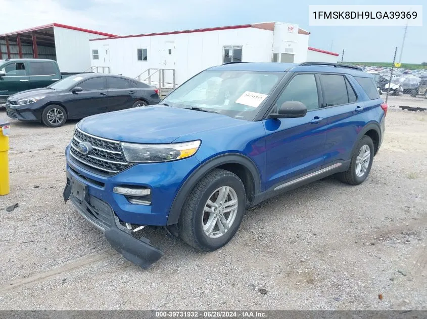 2020 Ford Explorer Xlt VIN: 1FMSK8DH9LGA39369 Lot: 39731932