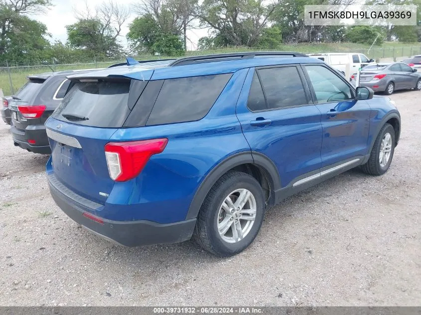 2020 Ford Explorer Xlt VIN: 1FMSK8DH9LGA39369 Lot: 39731932