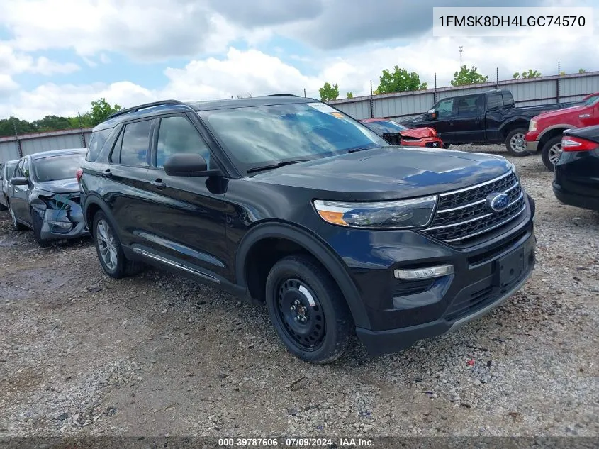 1FMSK8DH4LGC74570 2020 Ford Explorer Xlt