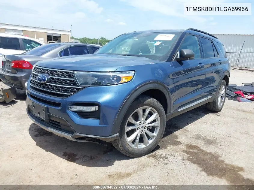 2020 Ford Explorer Xlt VIN: 1FMSK8DH1LGA69966 Lot: 39794627