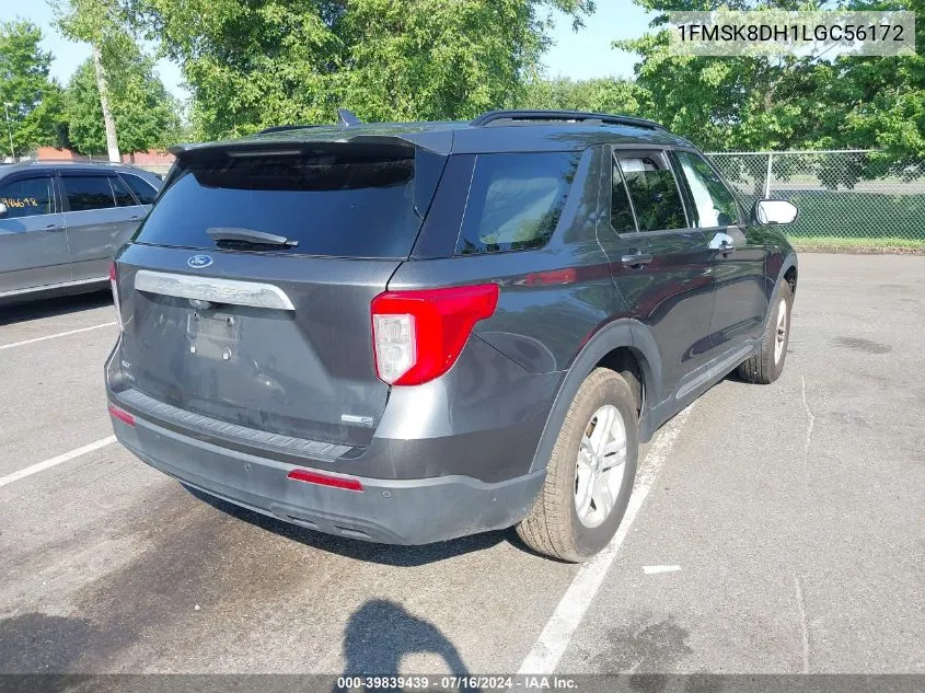 2020 Ford Explorer Xlt VIN: 1FMSK8DH1LGC56172 Lot: 39839439