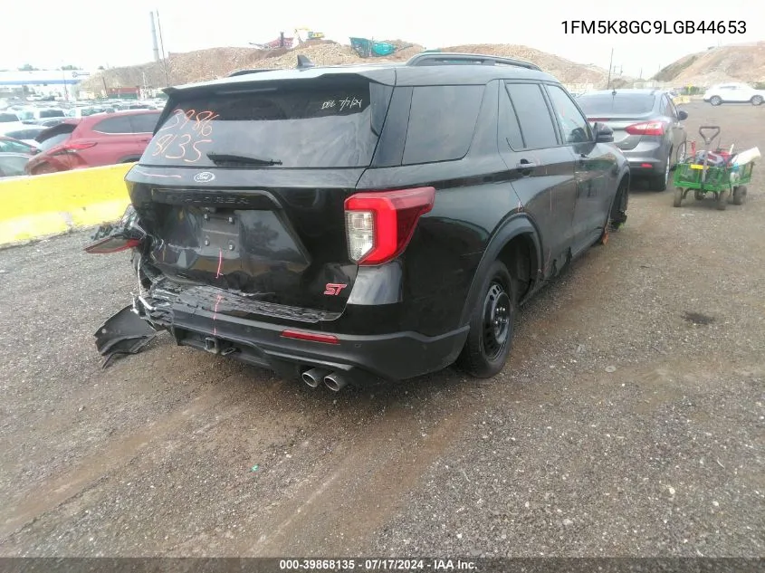 2020 Ford Explorer St VIN: 1FM5K8GC9LGB44653 Lot: 39868135