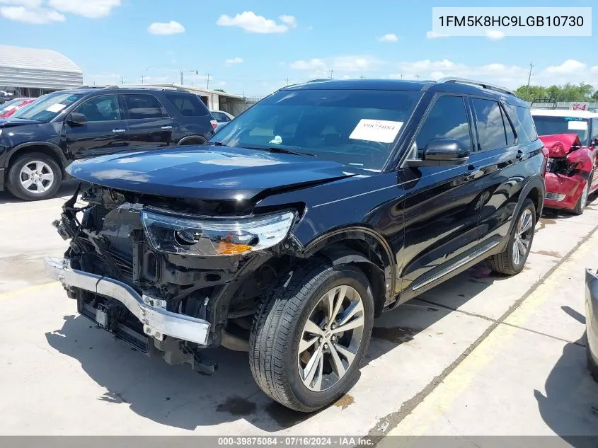 2020 Ford Explorer Platinum VIN: 1FM5K8HC9LGB10730 Lot: 39875084