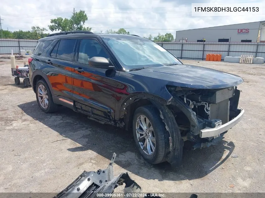 1FMSK8DH3LGC44153 2020 Ford Explorer Xlt