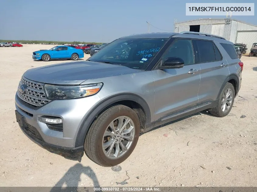 2020 Ford Explorer Limited VIN: 1FMSK7FH1LGC00014 Lot: 39930702