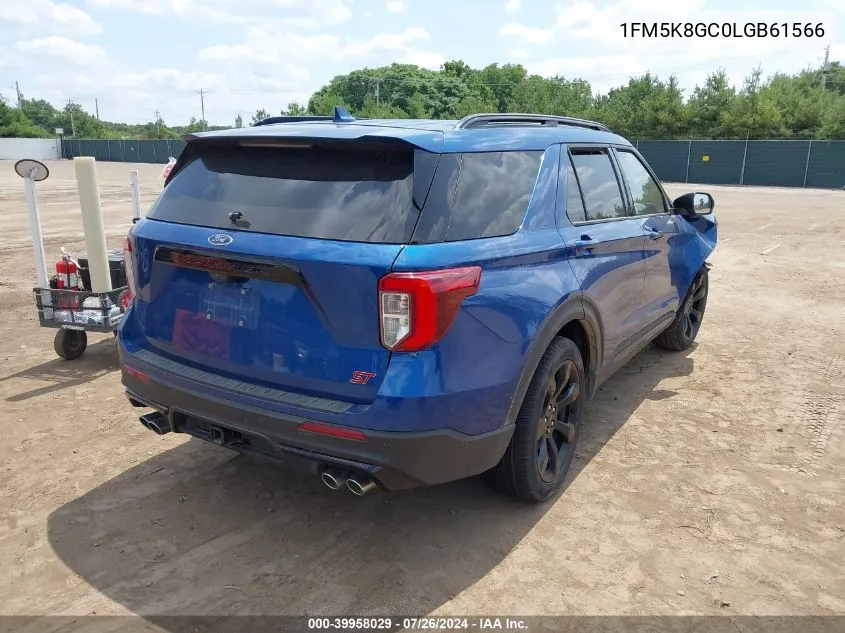 1FM5K8GC0LGB61566 2020 Ford Explorer St