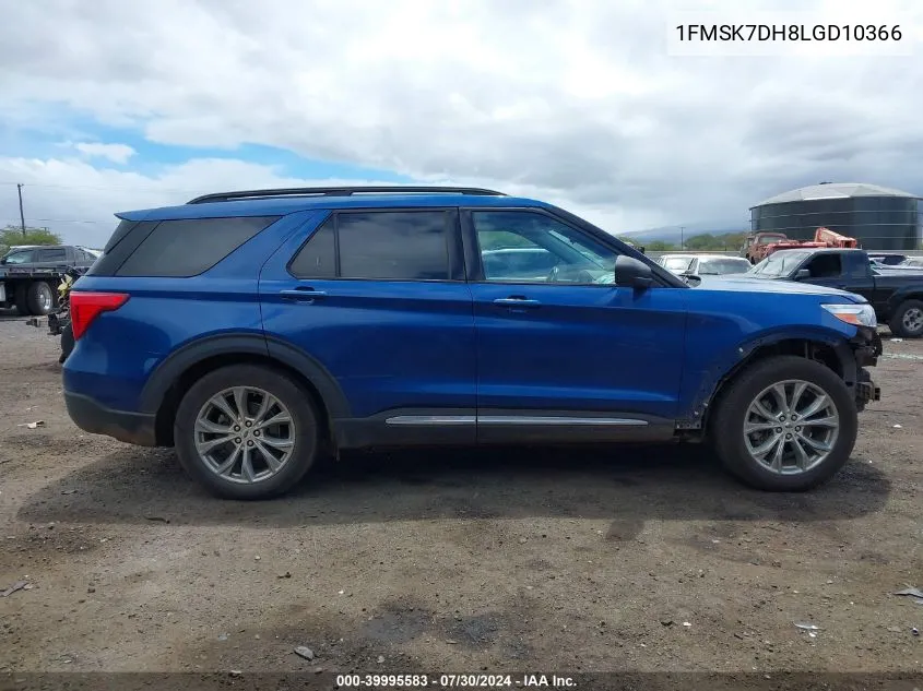 1FMSK7DH8LGD10366 2020 Ford Explorer Xlt