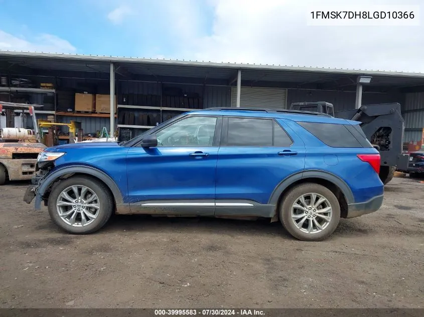 1FMSK7DH8LGD10366 2020 Ford Explorer Xlt