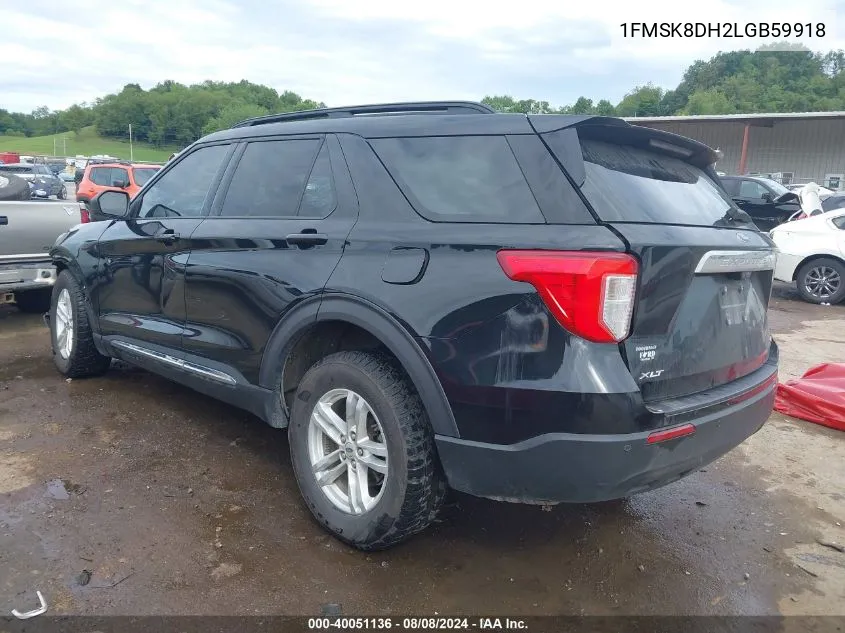 1FMSK8DH2LGB59918 2020 Ford Explorer Xlt