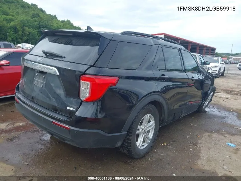 1FMSK8DH2LGB59918 2020 Ford Explorer Xlt