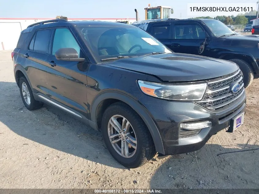 2020 Ford Explorer Xlt VIN: 1FMSK8DHXLGA21611 Lot: 40108172