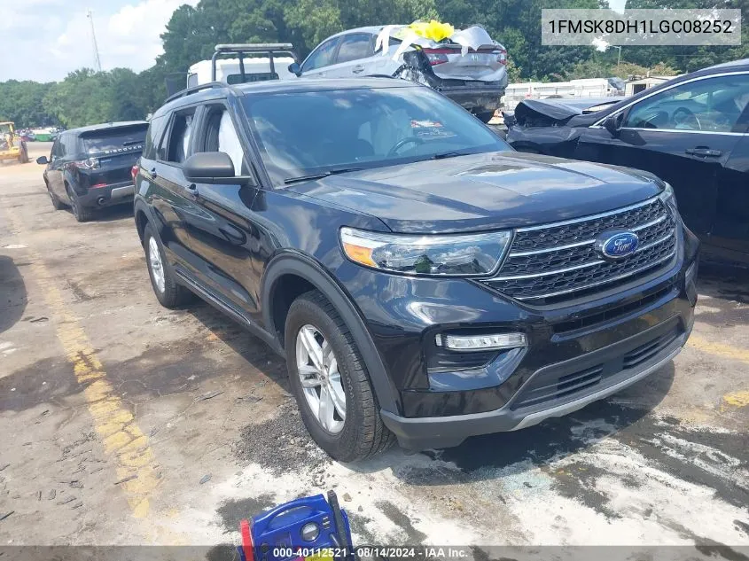 2020 Ford Explorer Xlt VIN: 1FMSK8DH1LGC08252 Lot: 40112521