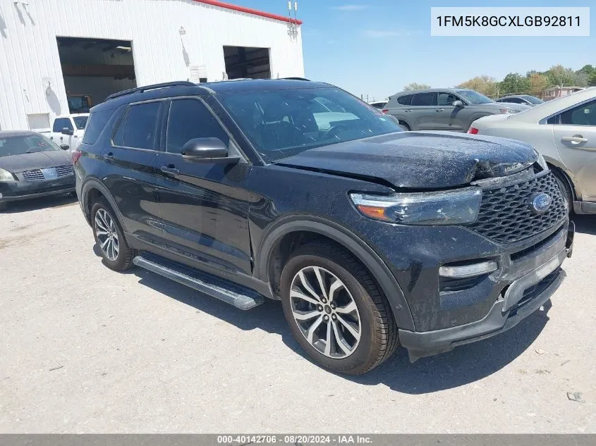 2020 Ford Explorer St VIN: 1FM5K8GCXLGB92811 Lot: 40142706