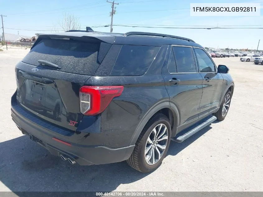 2020 Ford Explorer St VIN: 1FM5K8GCXLGB92811 Lot: 40142706