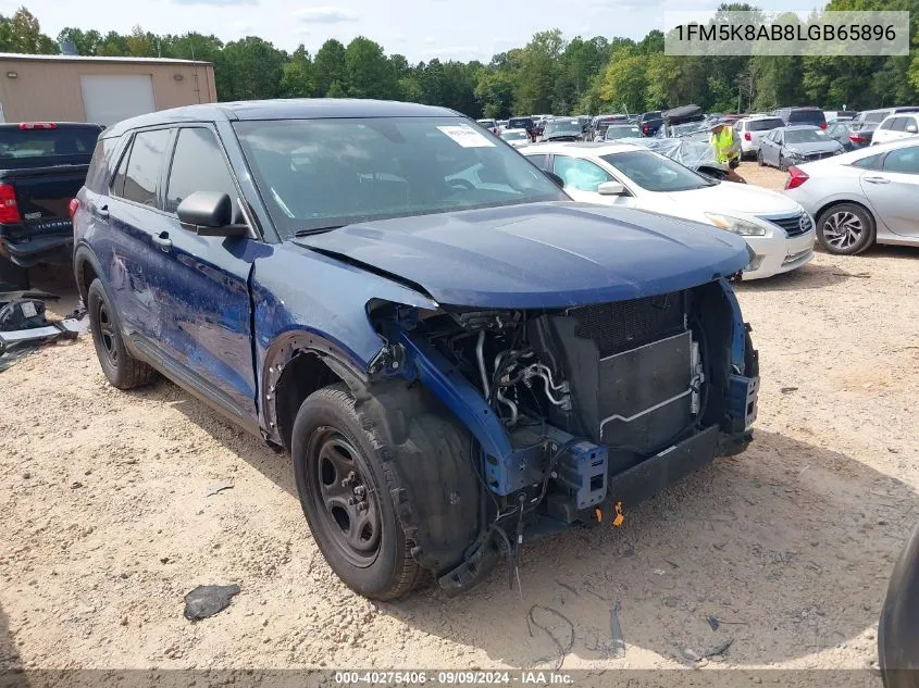 2020 Ford Police Interceptor Utility VIN: 1FM5K8AB8LGB65896 Lot: 40275406