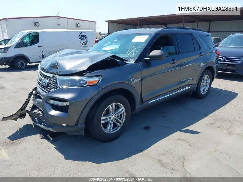 1FMSK7DHXLGA28391 2020 Ford Explorer Xlt