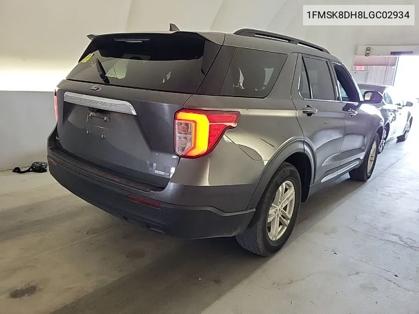 2020 Ford Explorer Xlt VIN: 1FMSK8DH8LGC02934 Lot: 40301813