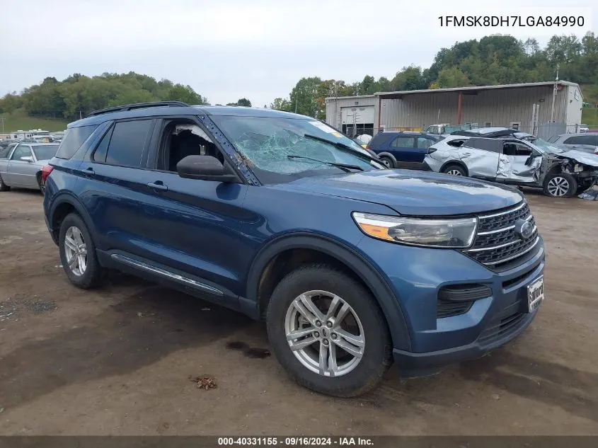 2020 Ford Explorer Xlt VIN: 1FMSK8DH7LGA84990 Lot: 40331155