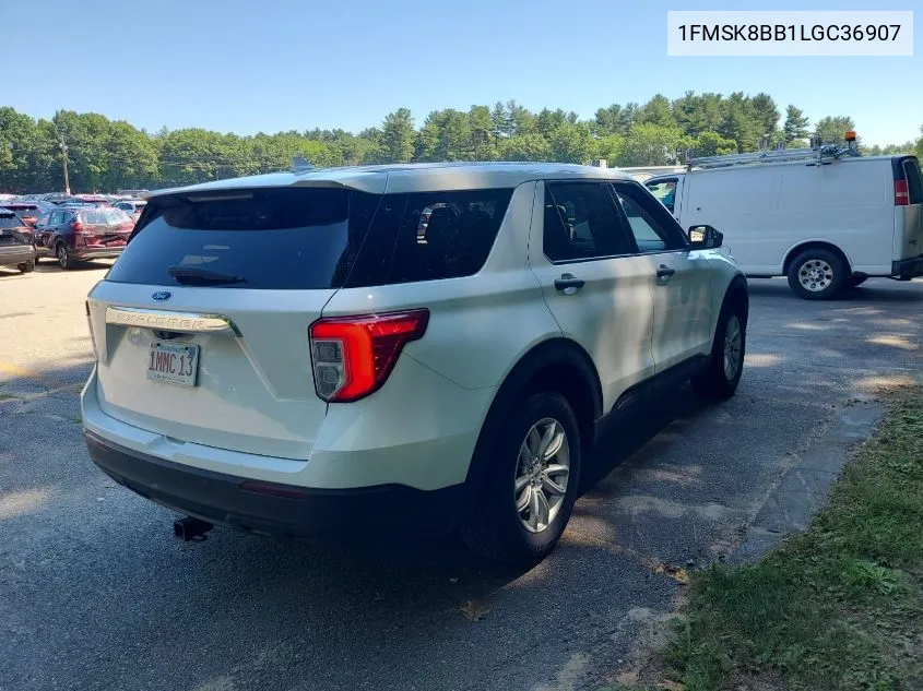 2020 Ford Explorer VIN: 1FMSK8BB1LGC36907 Lot: 40352642