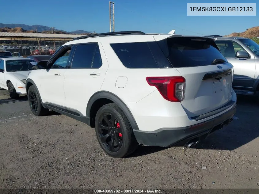 2020 Ford Explorer St VIN: 1FM5K8GCXLGB12133 Lot: 40359782