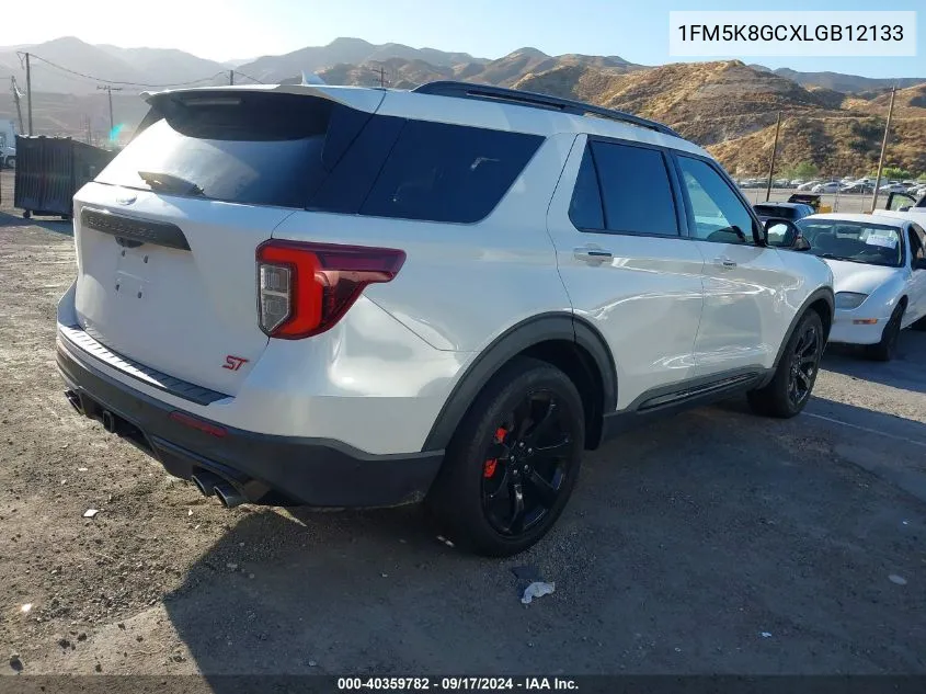 2020 Ford Explorer St VIN: 1FM5K8GCXLGB12133 Lot: 40359782