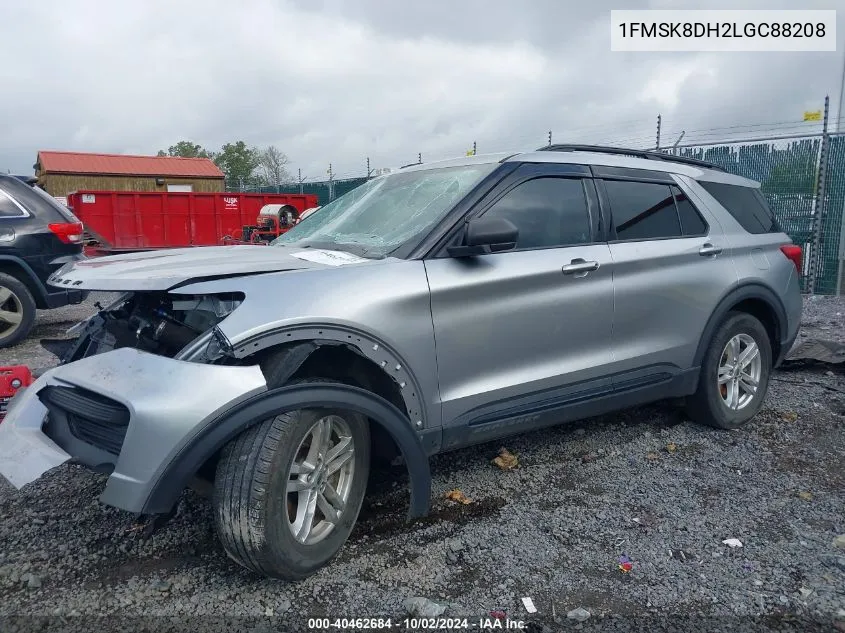 2020 Ford Explorer Xlt VIN: 1FMSK8DH2LGC88208 Lot: 40462684