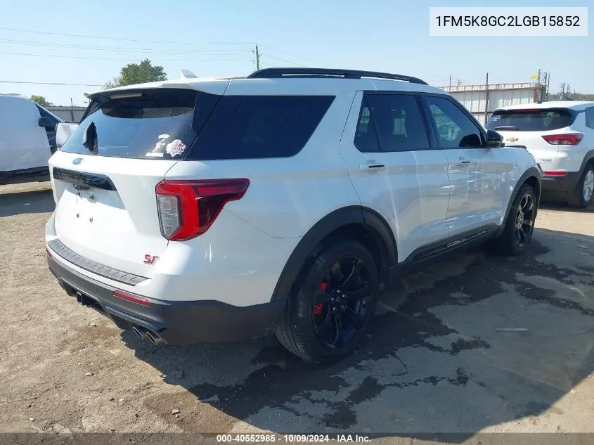 2020 Ford Explorer St VIN: 1FM5K8GC2LGB15852 Lot: 40552985