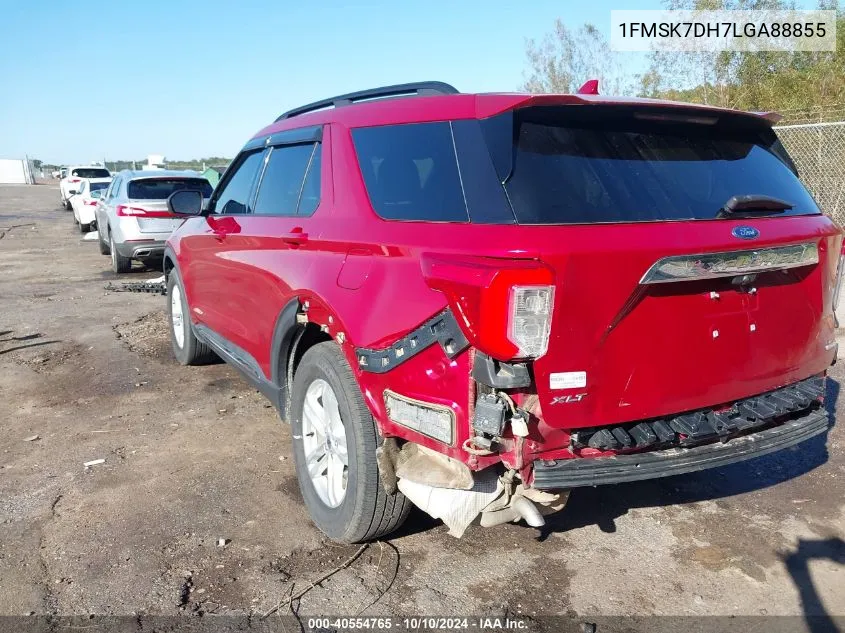 1FMSK7DH7LGA88855 2020 Ford Explorer Xlt