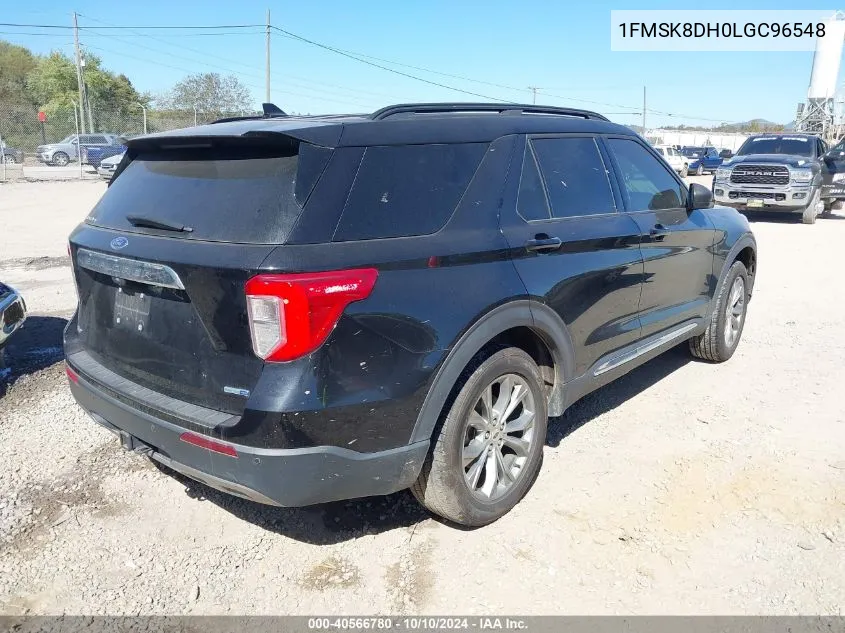 2020 Ford Explorer Xlt VIN: 1FMSK8DH0LGC96548 Lot: 40566780