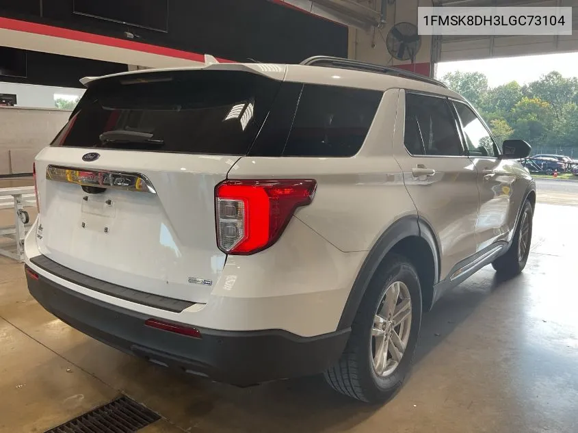 2020 Ford Explorer Xlt VIN: 1FMSK8DH3LGC73104 Lot: 40578385