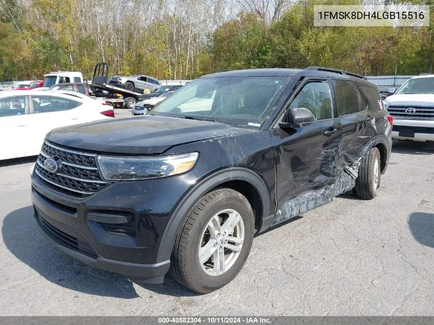 2020 Ford Explorer Xlt VIN: 1FMSK8DH4LGB15516 Lot: 40582304