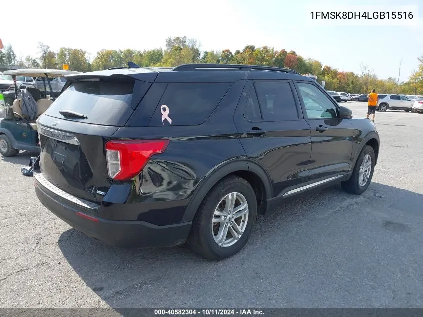 2020 Ford Explorer Xlt VIN: 1FMSK8DH4LGB15516 Lot: 40582304