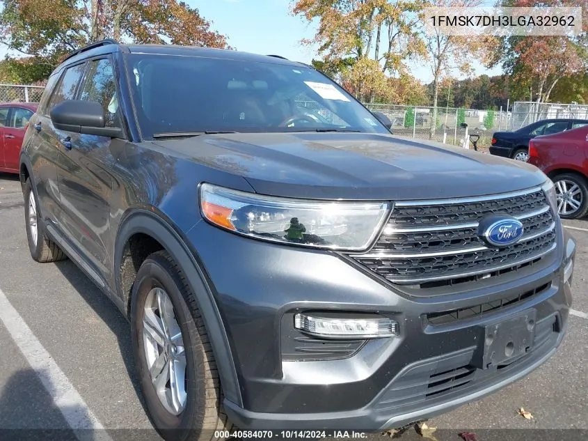 2020 Ford Explorer Xlt VIN: 1FMSK7DH3LGA32962 Lot: 40584070