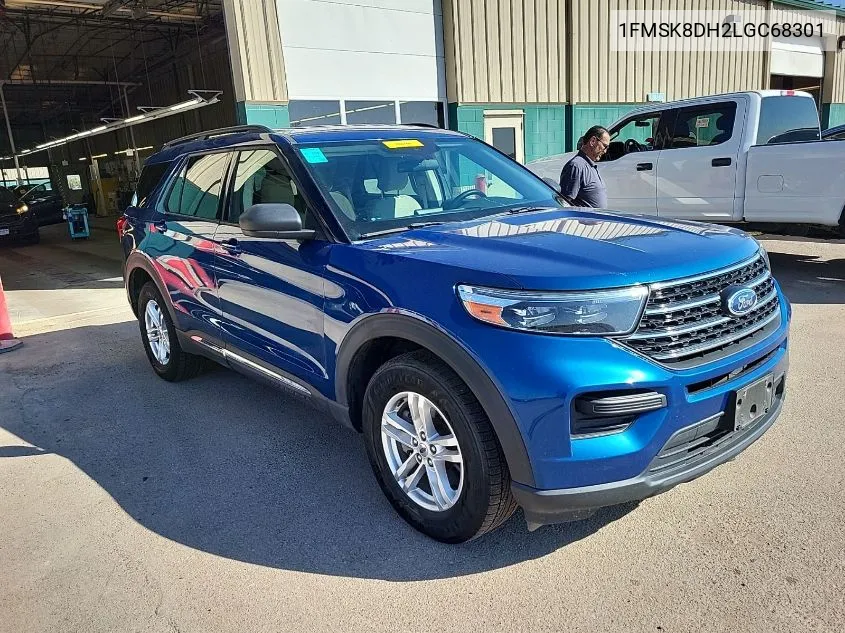 2020 Ford Explorer Xlt VIN: 1FMSK8DH2LGC68301 Lot: 40613855