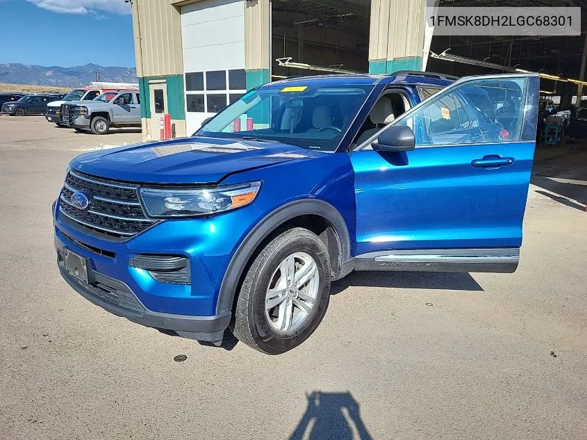 2020 Ford Explorer Xlt VIN: 1FMSK8DH2LGC68301 Lot: 40613855