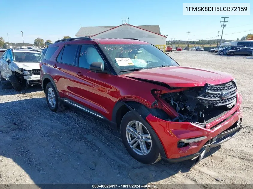 2020 Ford Explorer Xlt VIN: 1FMSK8DH5LGB72159 Lot: 40626417