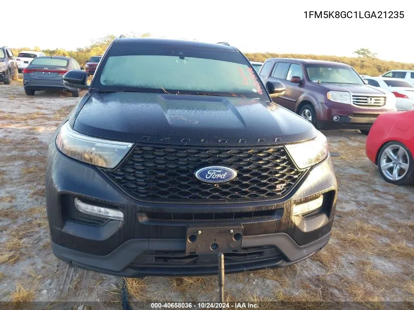 2020 Ford Explorer St VIN: 1FM5K8GC1LGA21235 Lot: 40658036