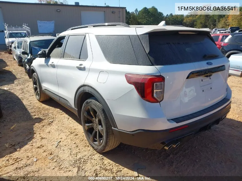 2020 Ford Explorer St VIN: 1FM5K8GC6LGA36541 Lot: 40690217