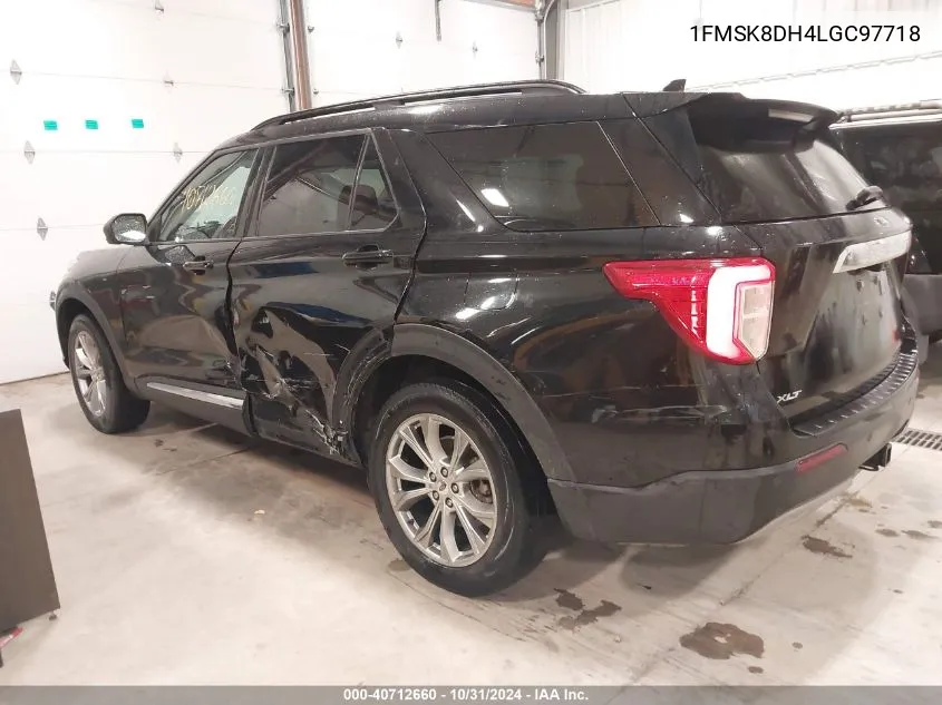 2020 Ford Explorer Xlt VIN: 1FMSK8DH4LGC97718 Lot: 40712660