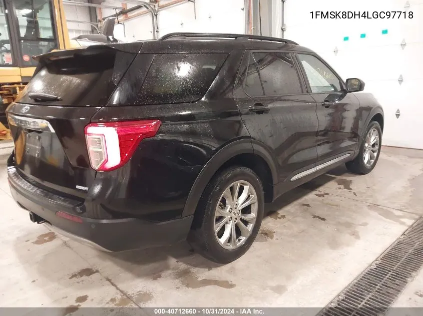 2020 Ford Explorer Xlt VIN: 1FMSK8DH4LGC97718 Lot: 40712660